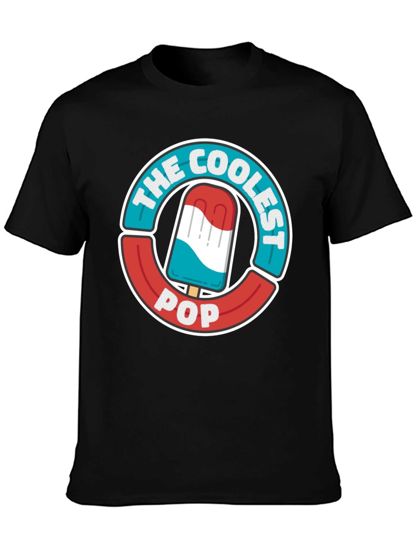 The Coolest Pop T-Shirt - Patriotic Popsicle Design