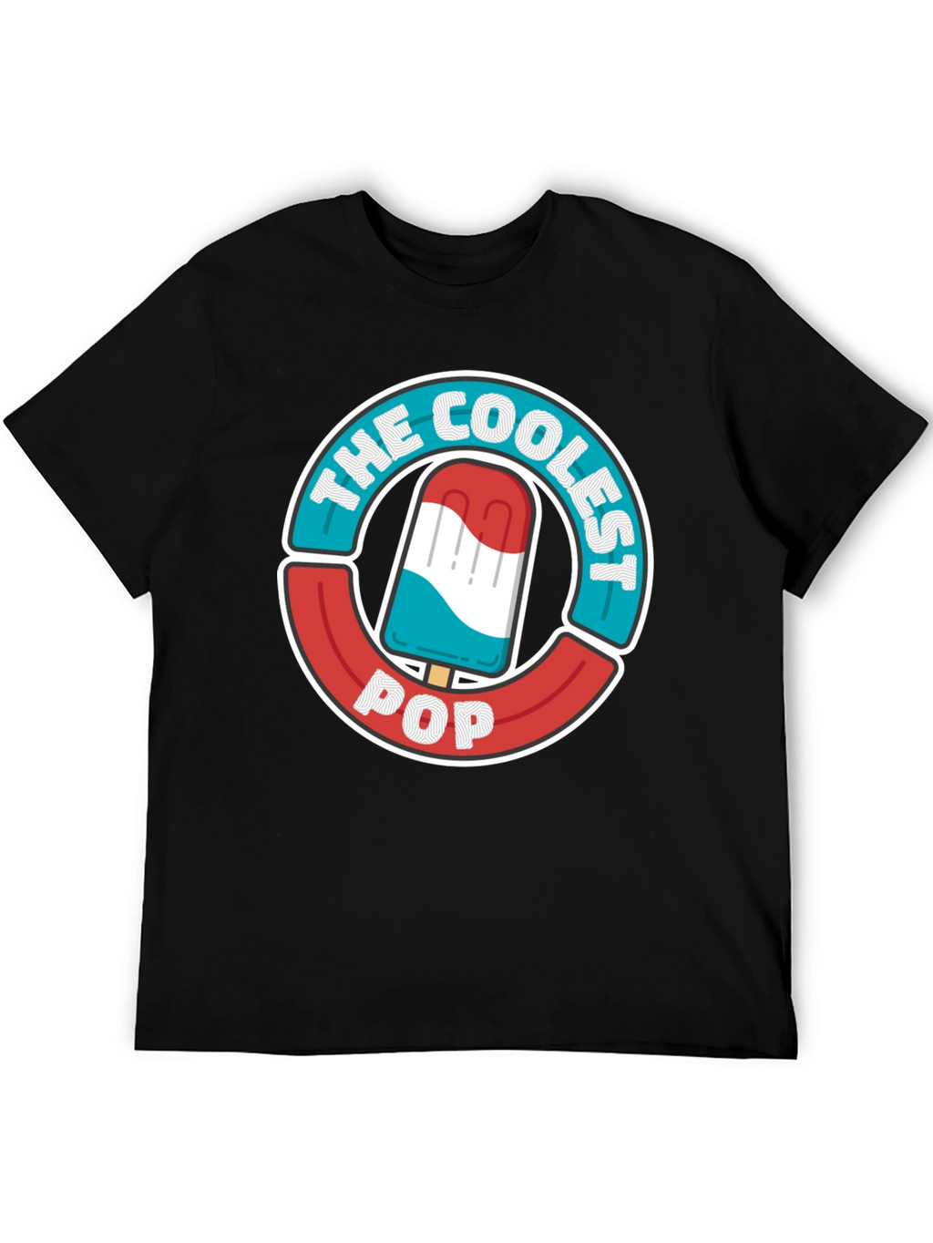 The Coolest Pop T-Shirt - Patriotic Popsicle Design