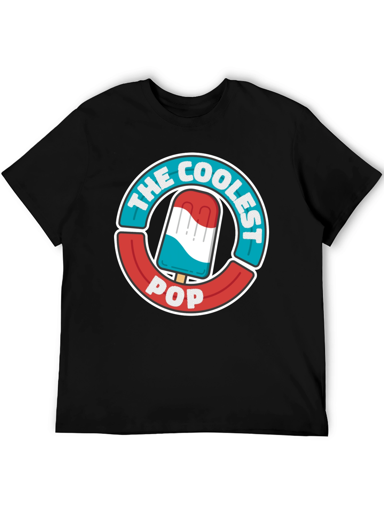The Coolest Pop T-Shirt - Patriotic Popsicle Design