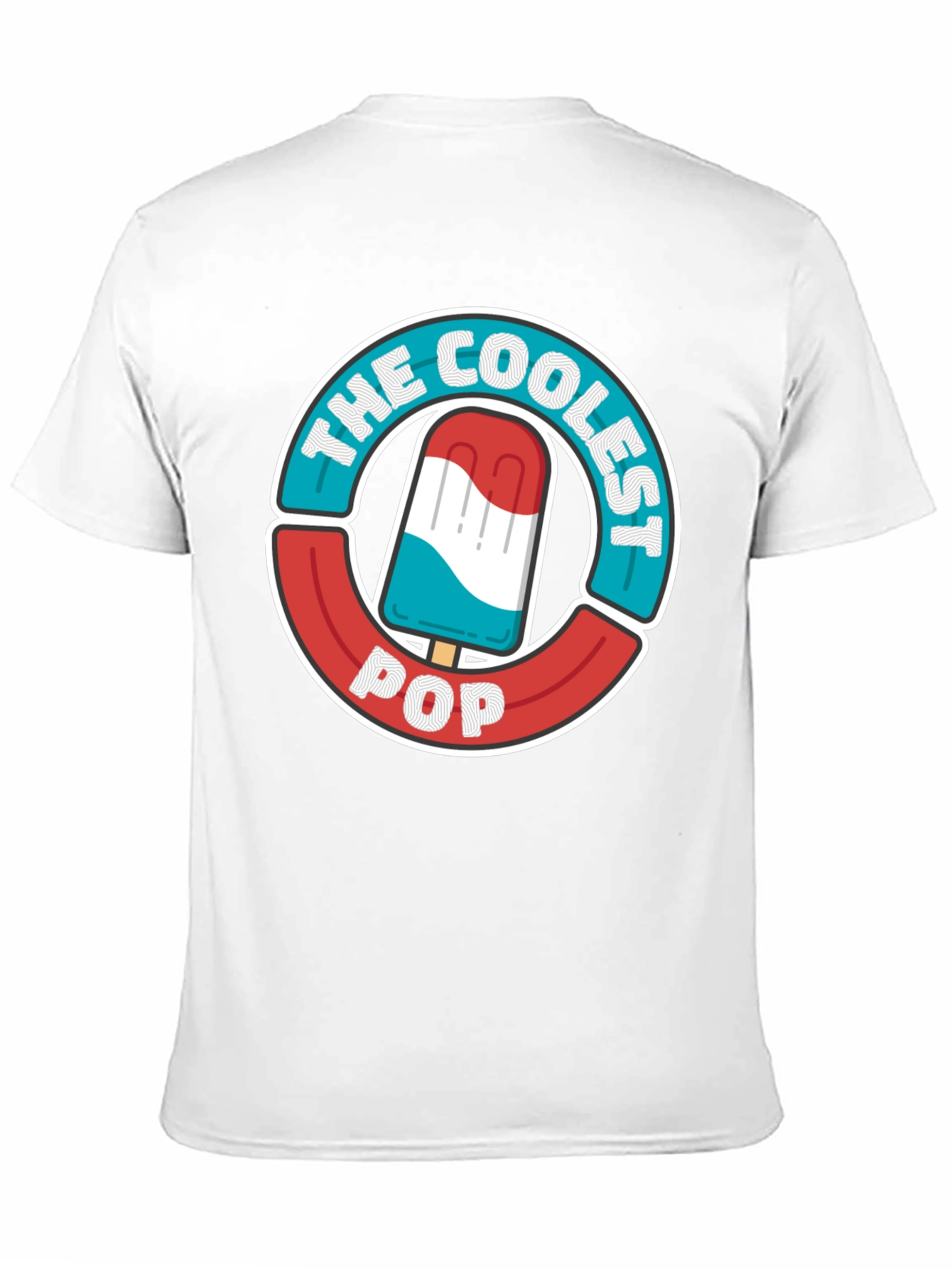 The Coolest Pop T-Shirt - Patriotic Popsicle Design