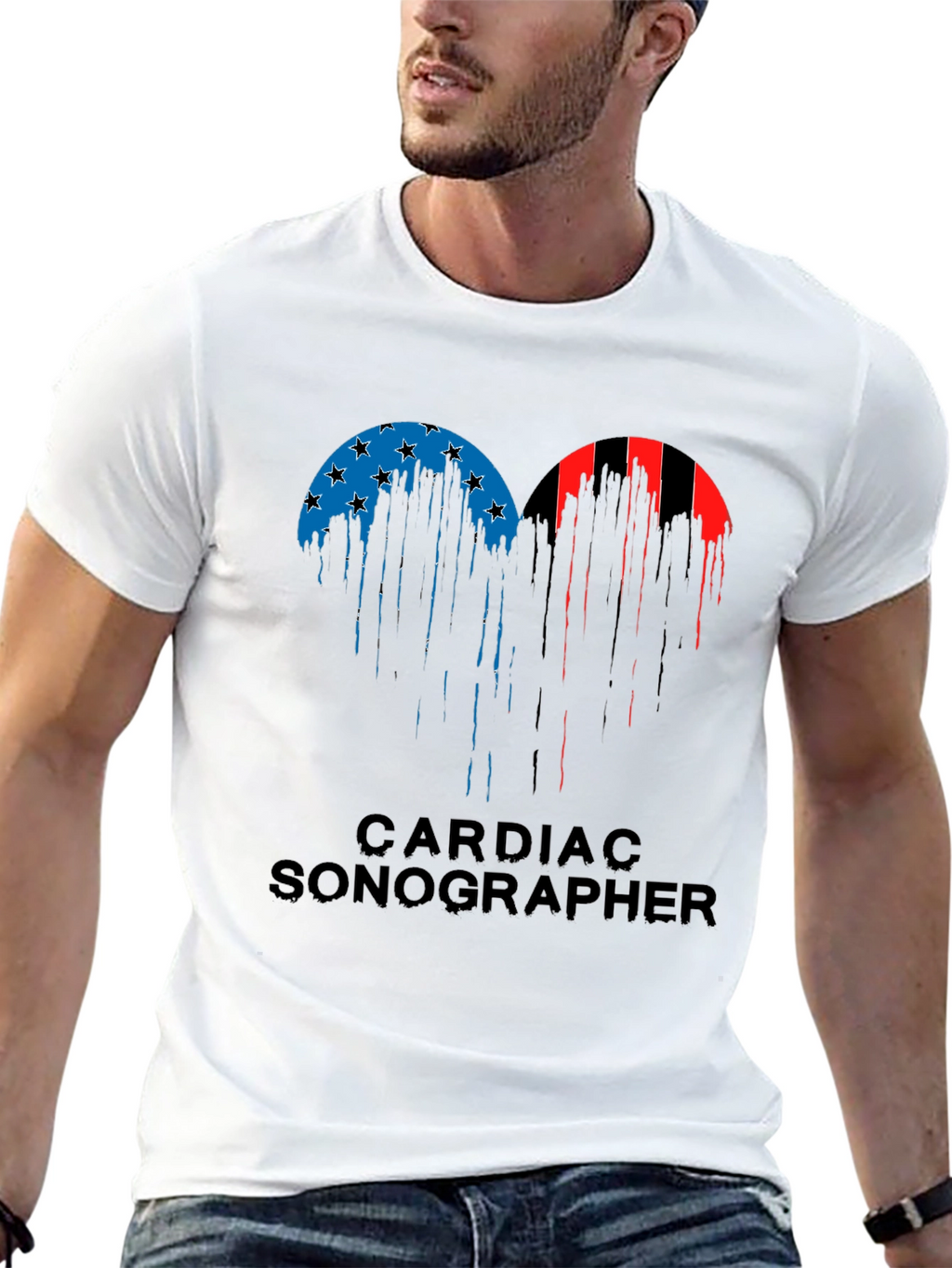 Cardiac Sonographer Heart T-Shirt
