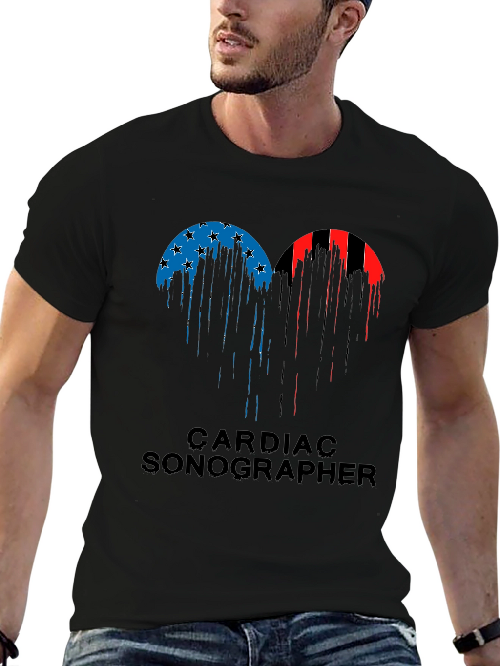 Cardiac Sonographer Heart T-Shirt