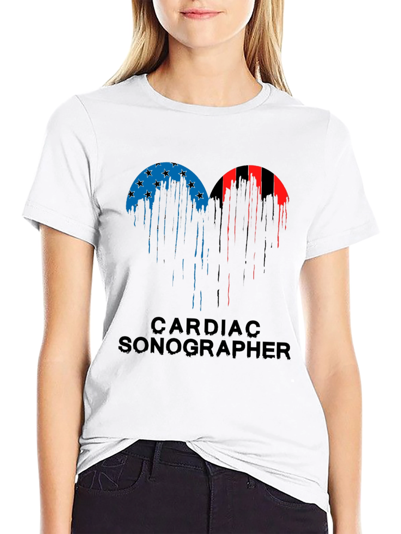Cardiac Sonographer Heart T-Shirt