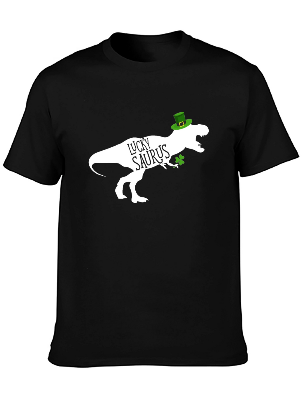 Lucky Saurus Black Graphic T-Shirt