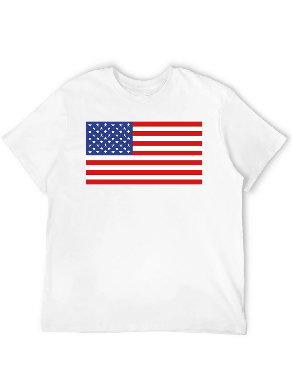 American Flag Graphic Tee - Patriotic Black T-Shirt