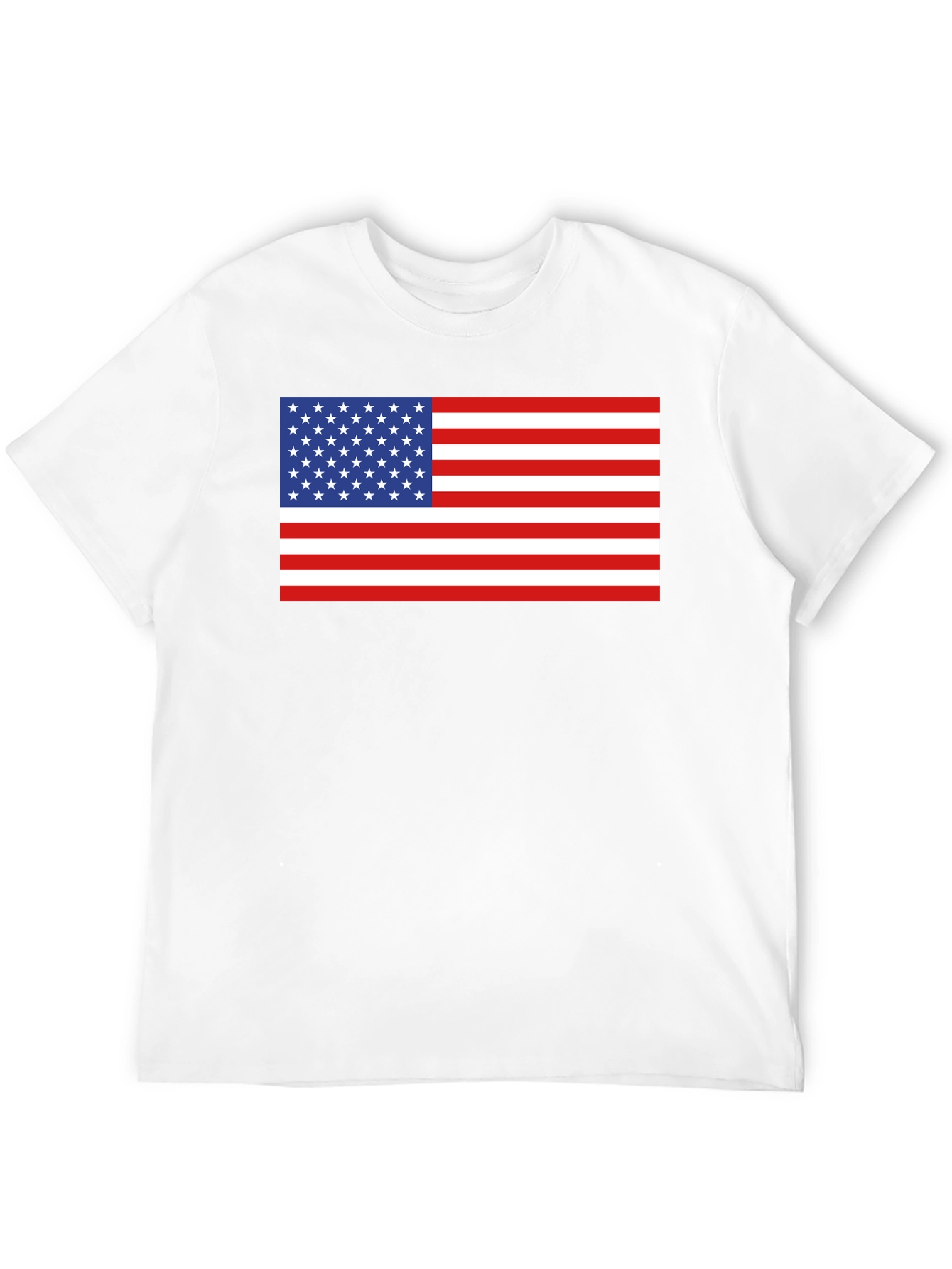 American Flag Graphic Tee - Patriotic Black T-Shirt