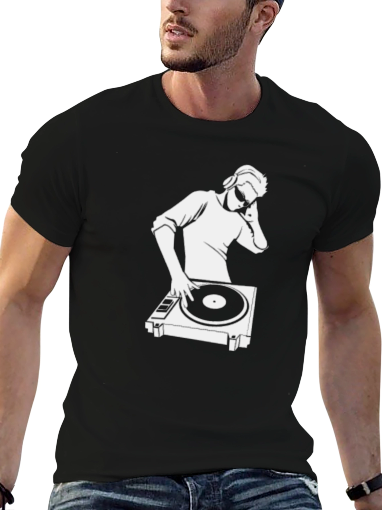 DJ Turntable Graphic Tee - Cool Music Lover T-Shirt