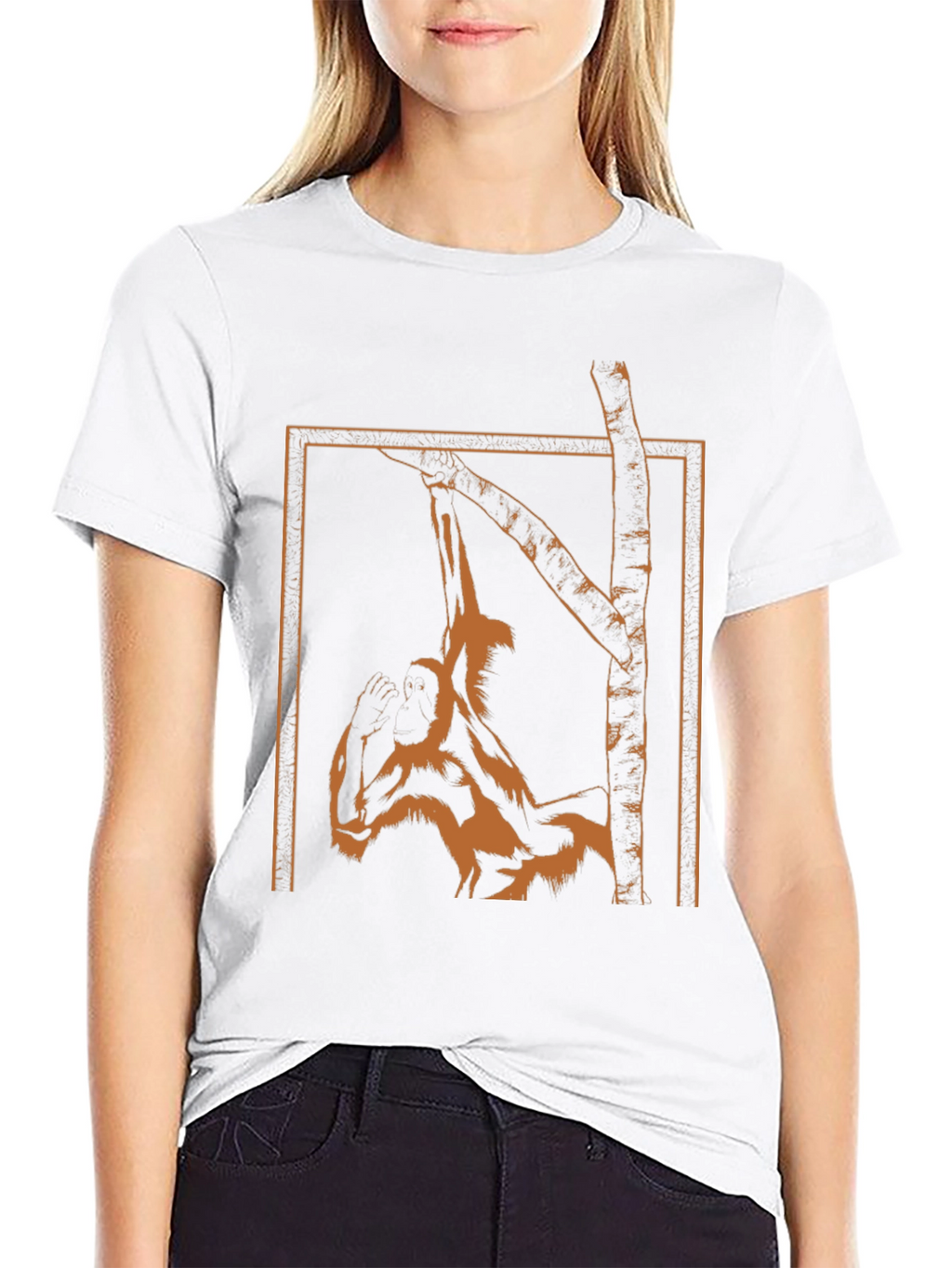 Monkey in a Tree Graphic T-Shirt