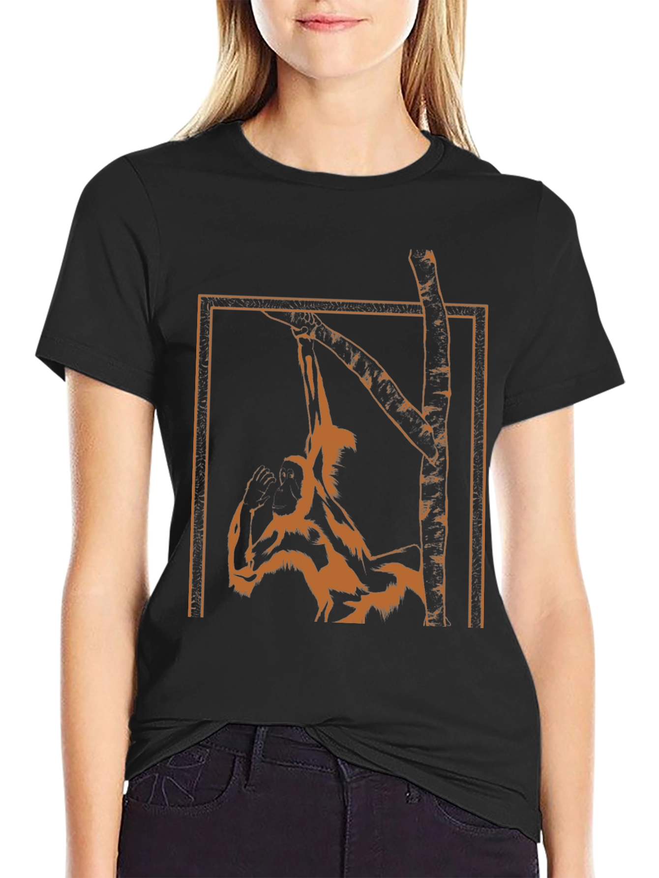 Monkey in a Tree Graphic T-Shirt