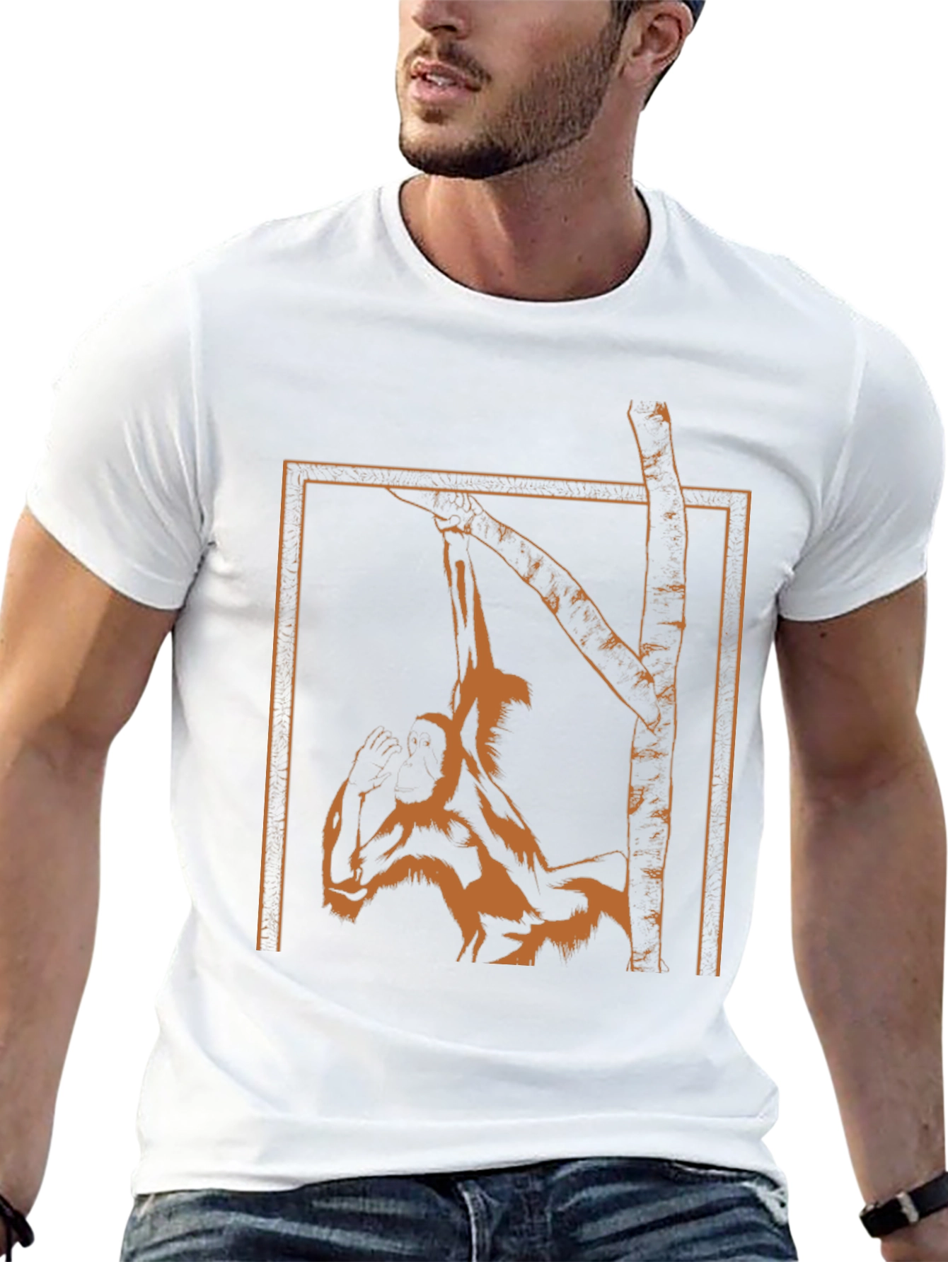 Monkey in a Tree Graphic T-Shirt