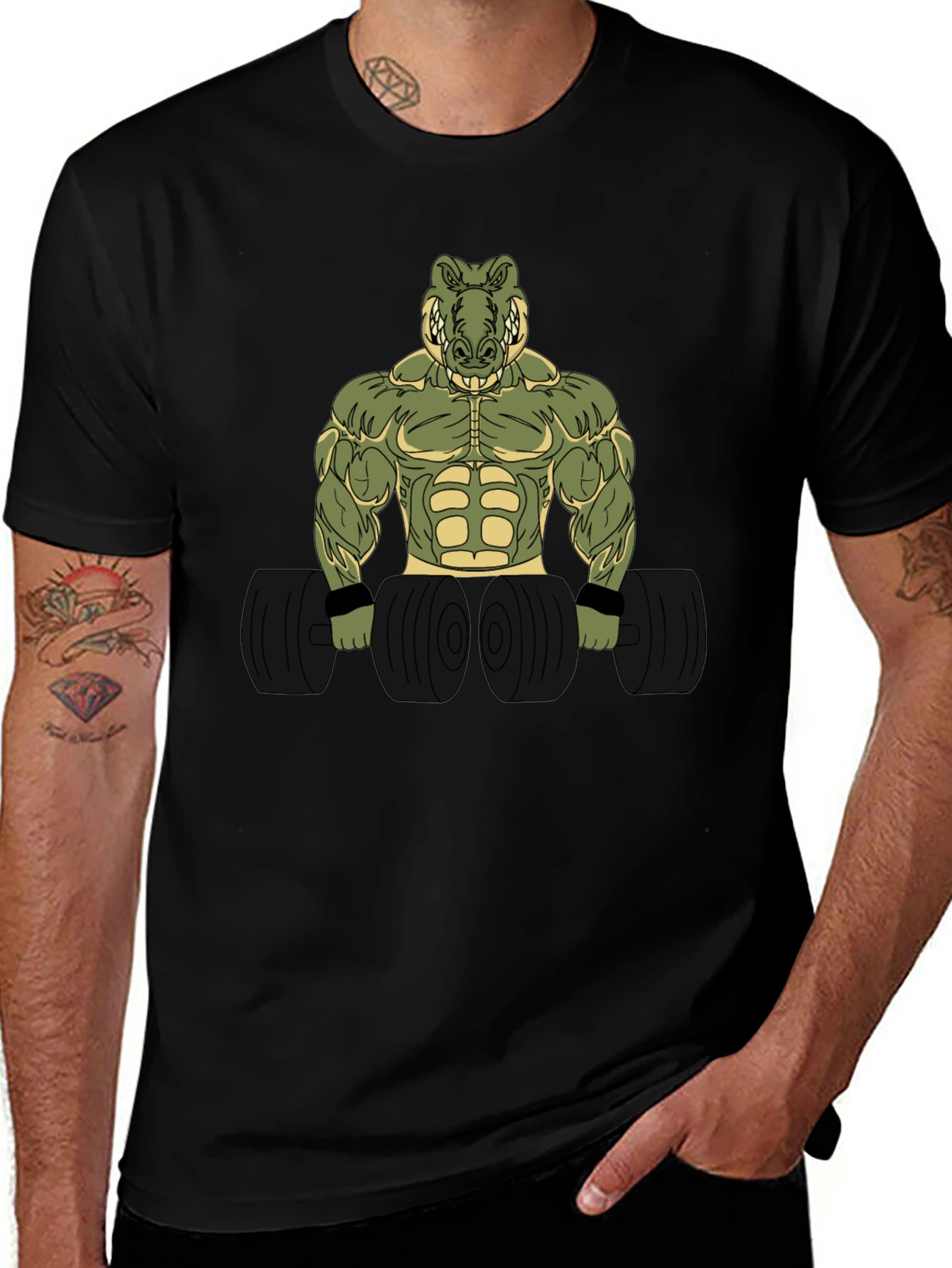 Gator Gym Black T-Shirt