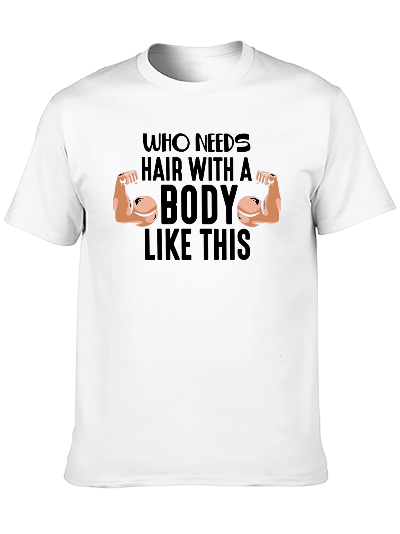 Funny Bodybuilder Humor Black T-Shirt