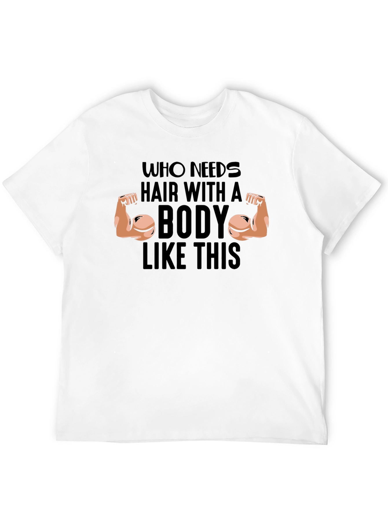 Funny Bodybuilder Humor Black T-Shirt