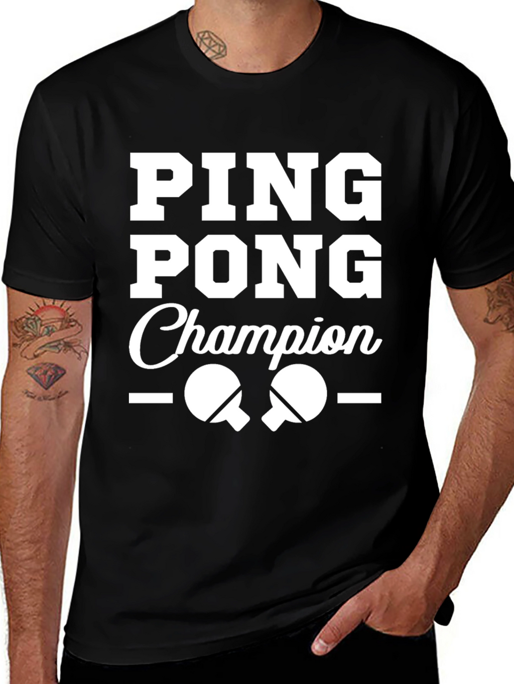 Ping Pong Champion Graphic T-Shirt