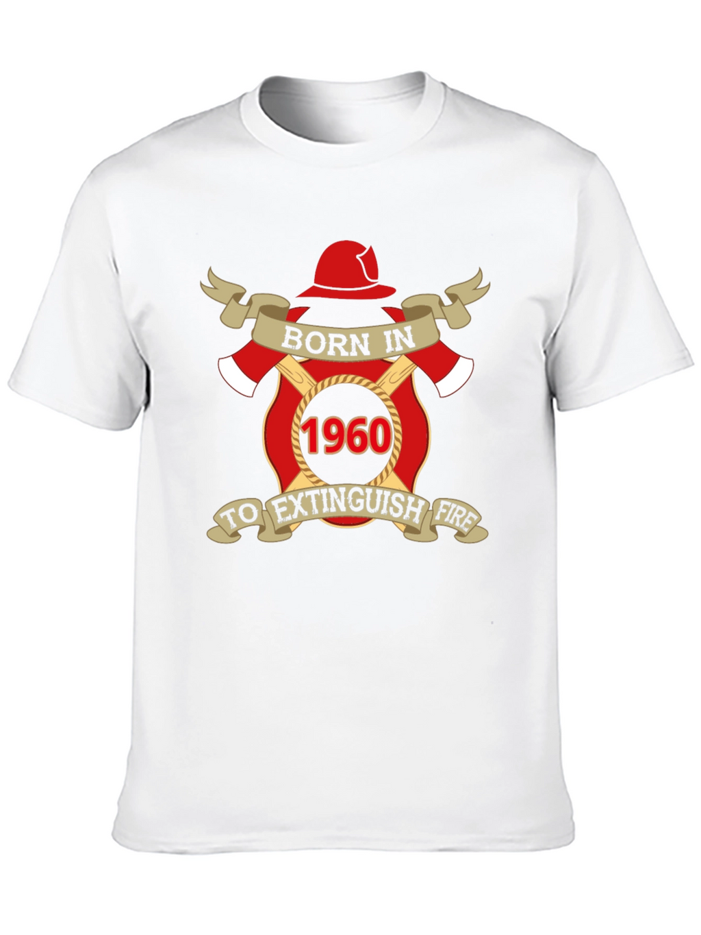 Born in 1960 Firefighter T-Shirt