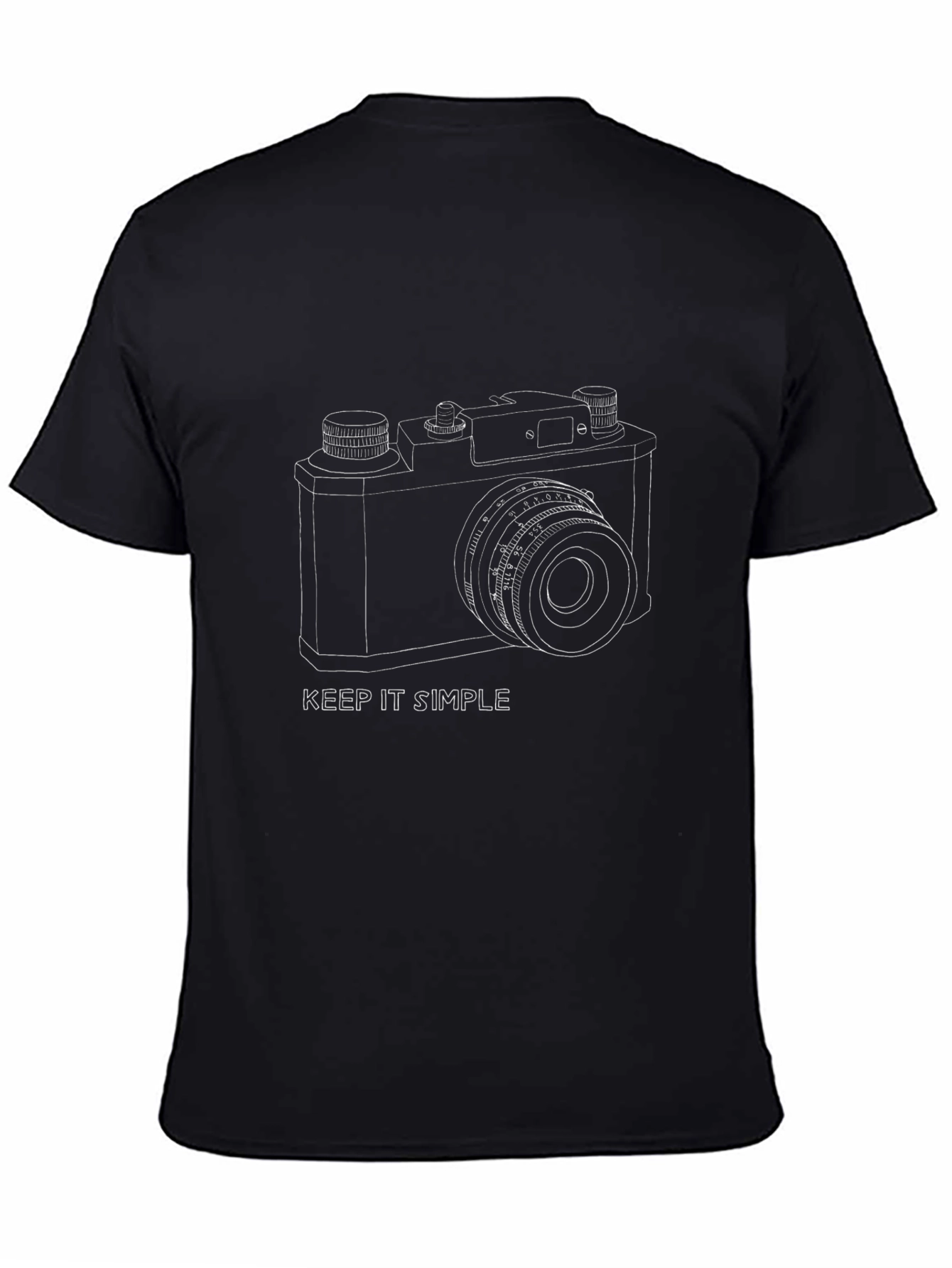 Keep It Simple Camera Graphic Tee
