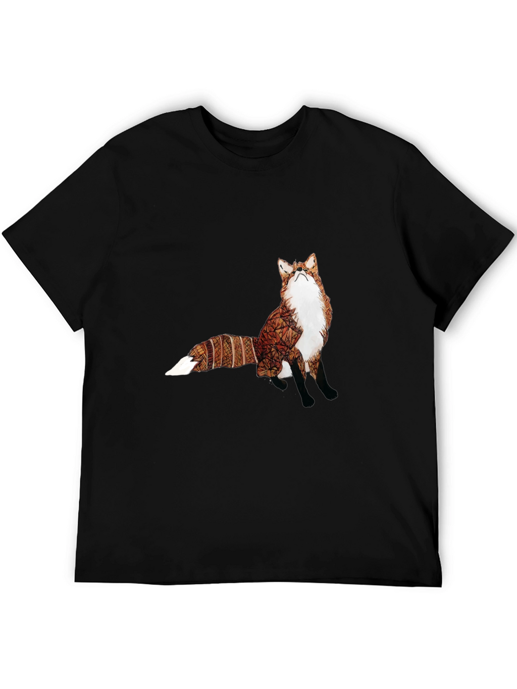 Fox Graphic Tee - Unique Animal Print Shirt