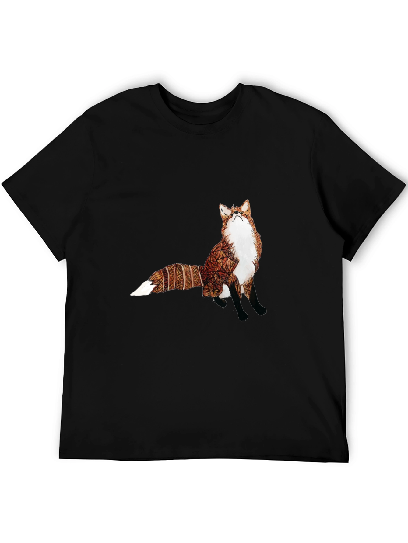 Fox Graphic Tee - Unique Animal Print Shirt