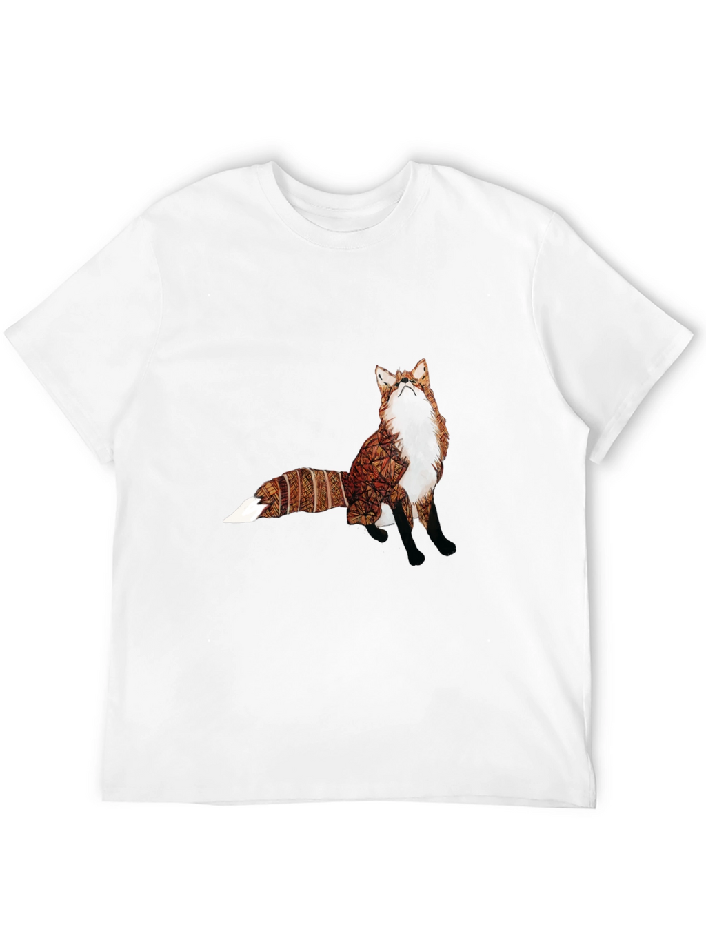 Fox Graphic Tee - Unique Animal Print Shirt