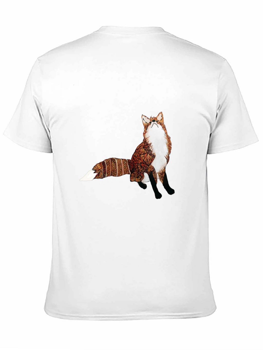 Fox Graphic Tee - Unique Animal Print Shirt