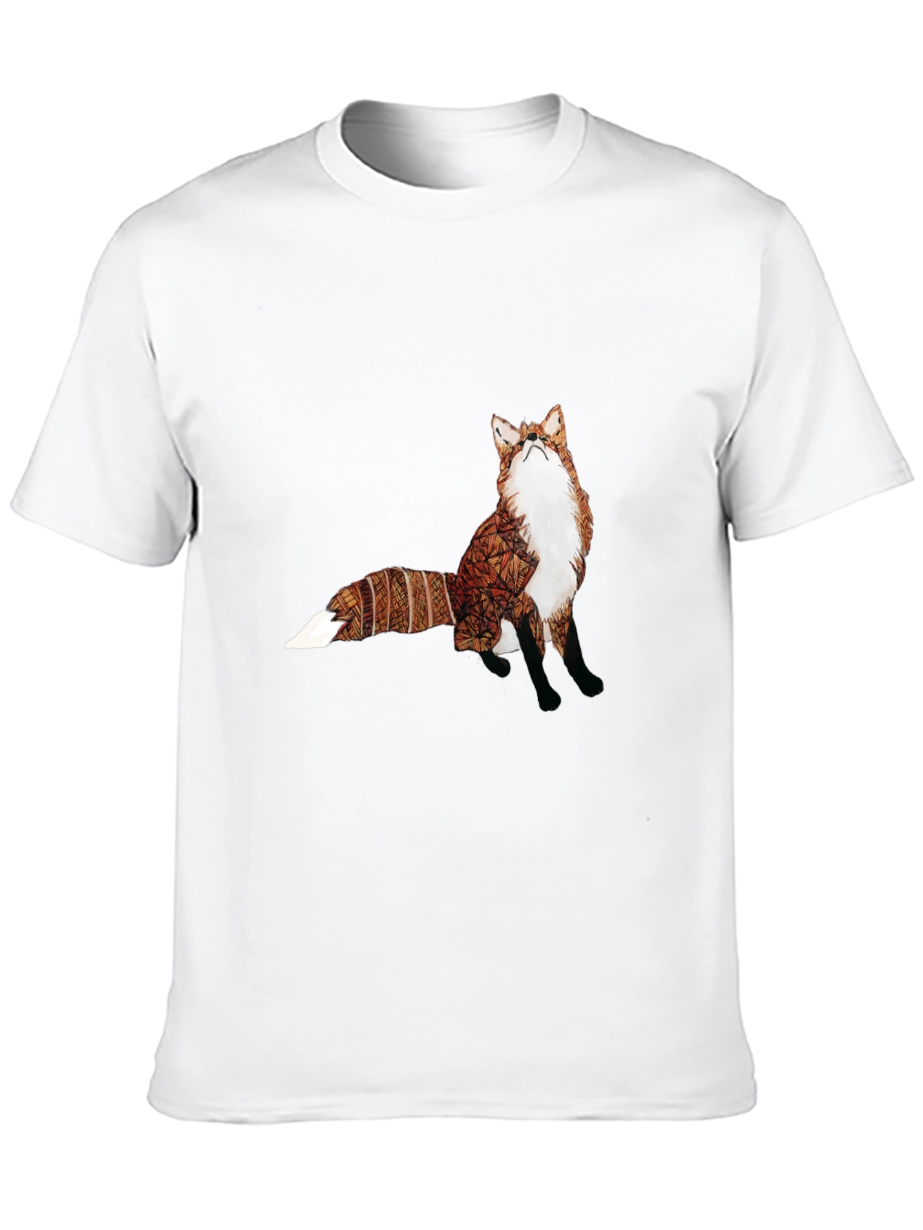 Fox Graphic Tee - Unique Animal Print Shirt