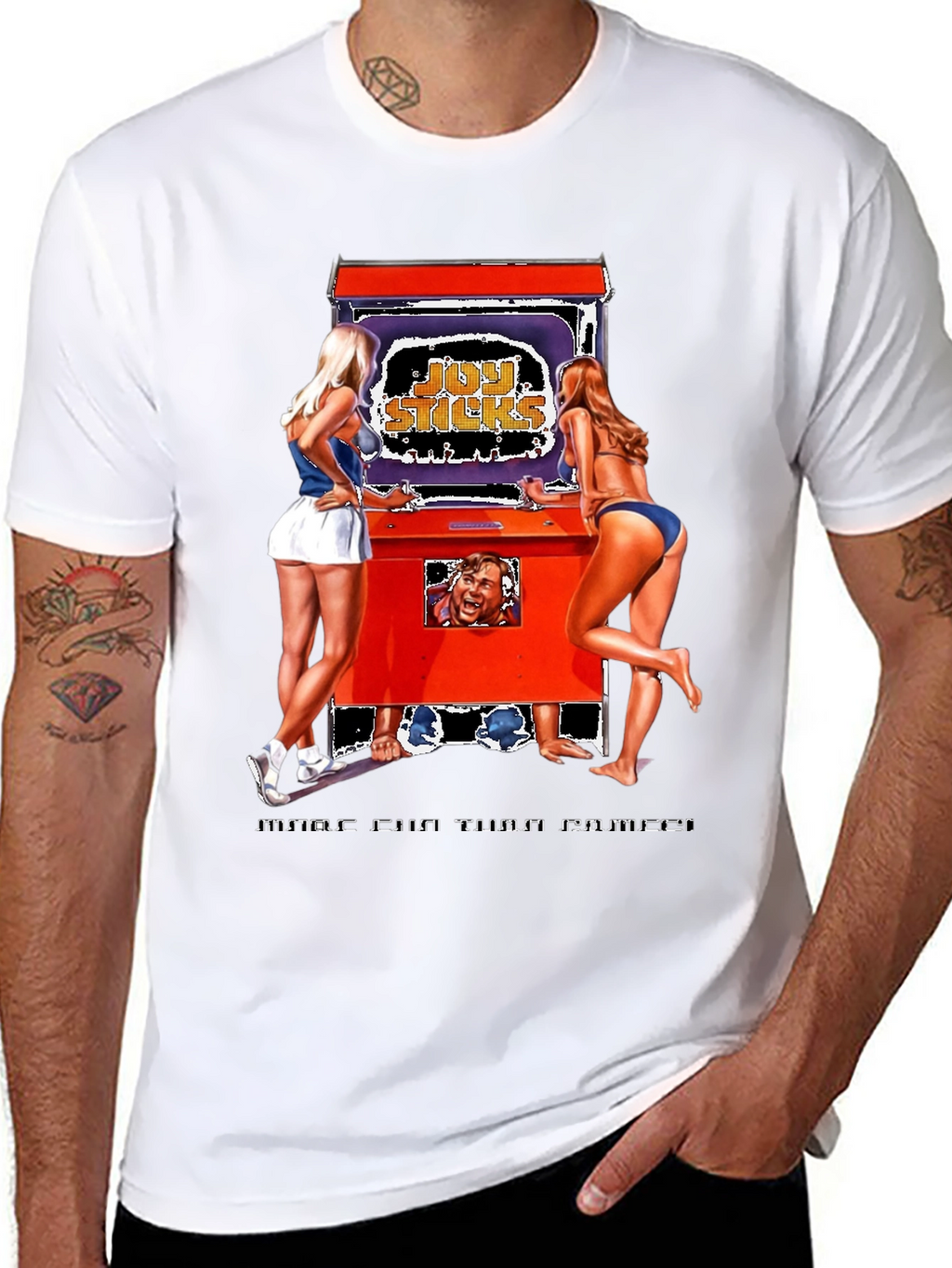 Retro Joy Sticks Arcade T-Shirt