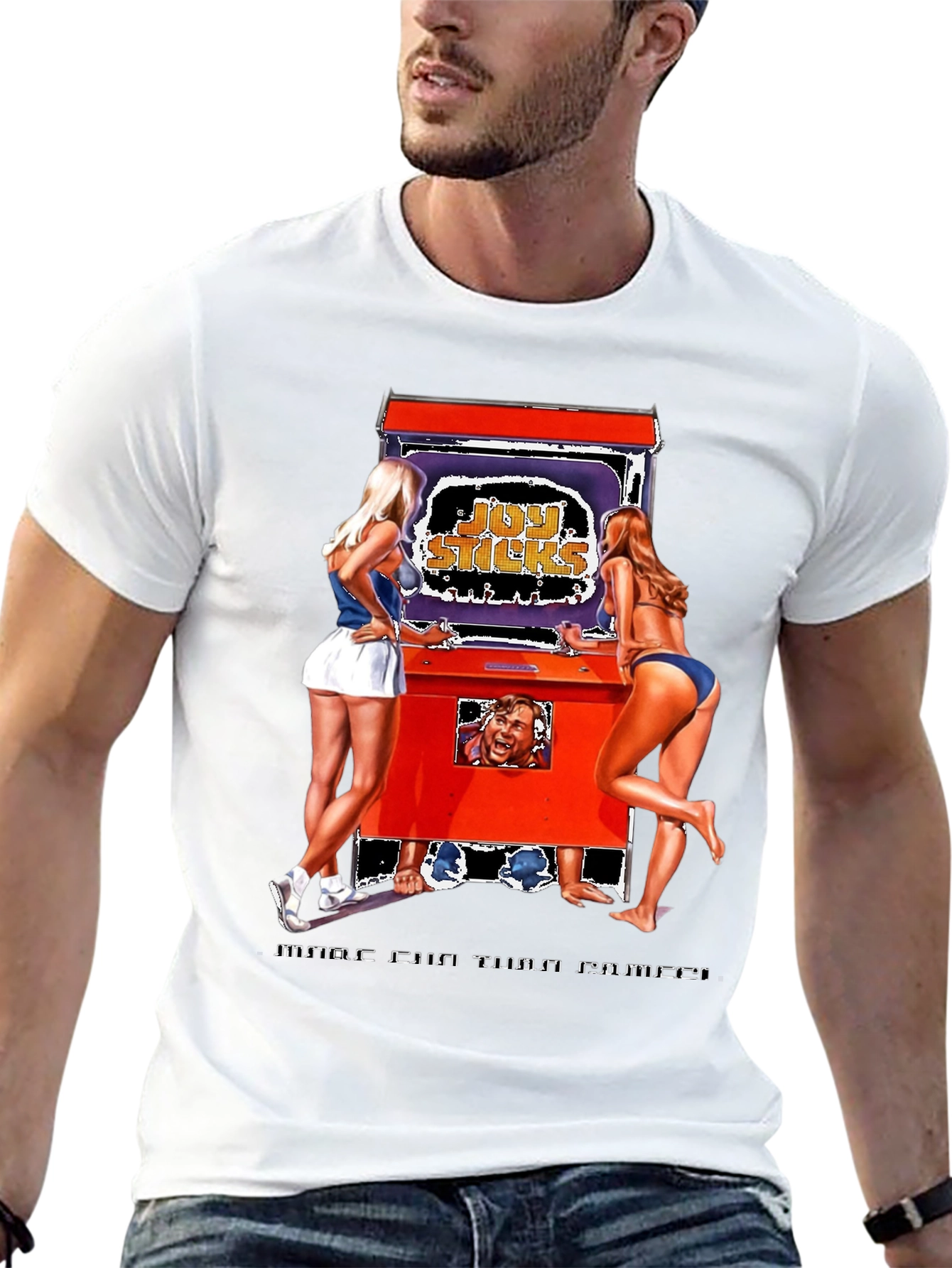 Retro Joy Sticks Arcade T-Shirt