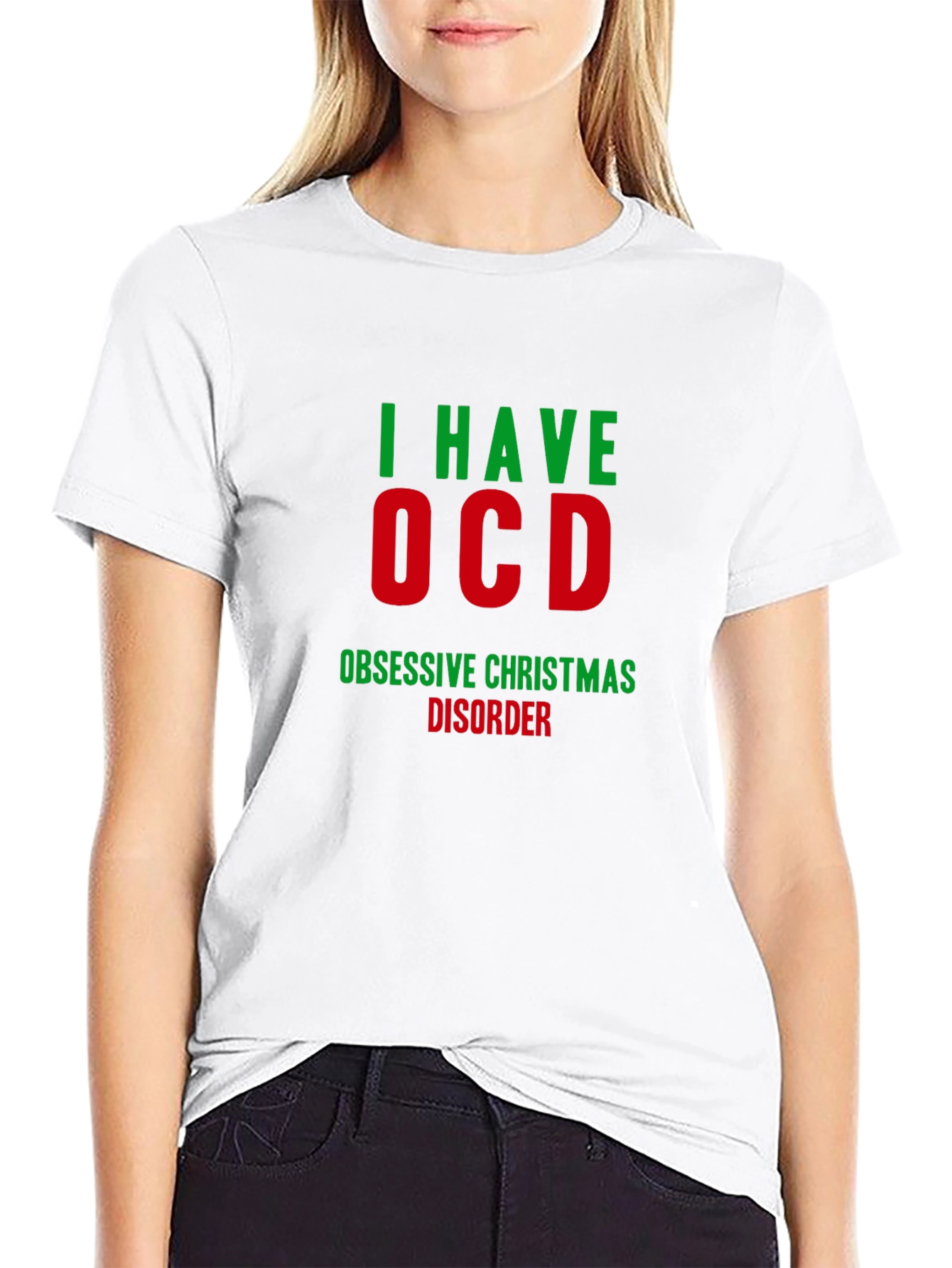 Funny Christmas OCD T-Shirt