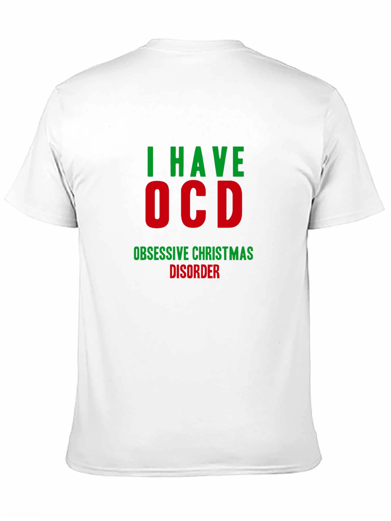 Funny Christmas OCD T-Shirt