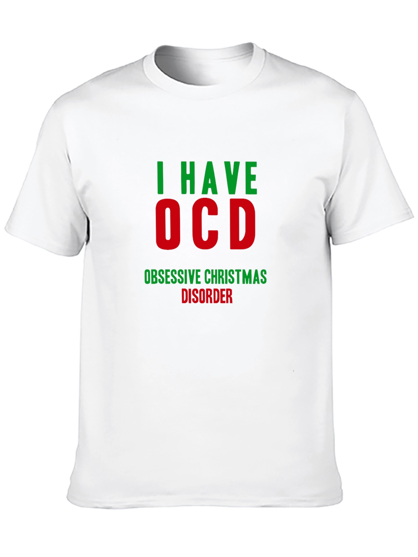 Funny Christmas OCD T-Shirt