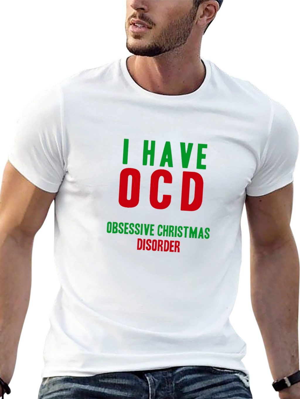 Funny Christmas OCD T-Shirt