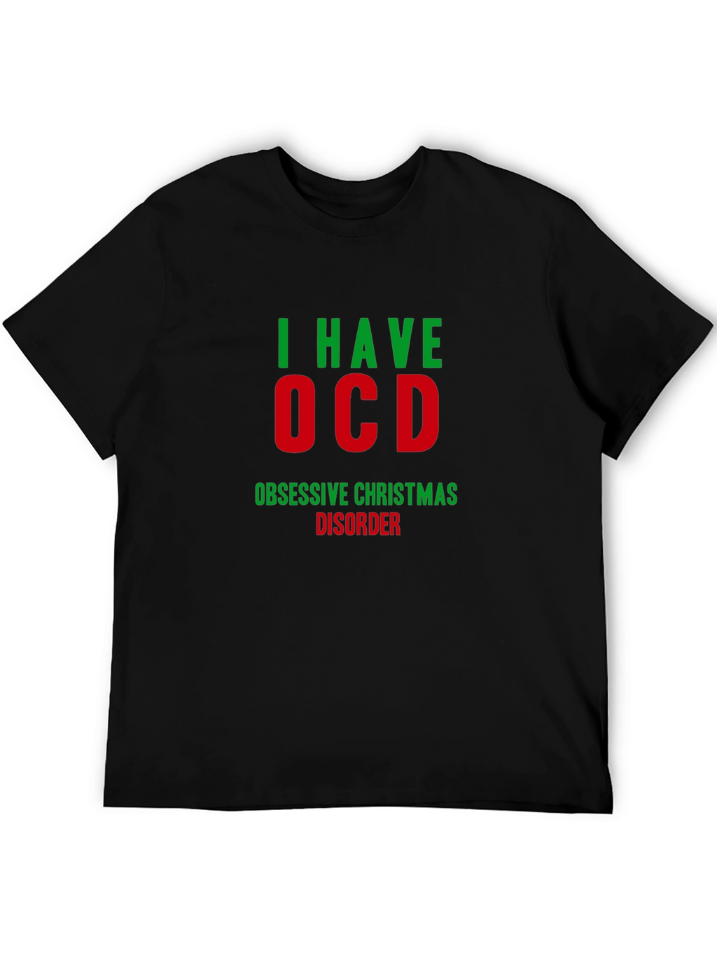 Funny Christmas OCD T-Shirt
