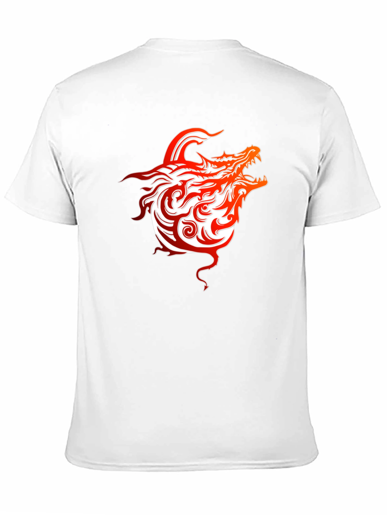 Fiery Dragon Graphic Tee - Bold Style