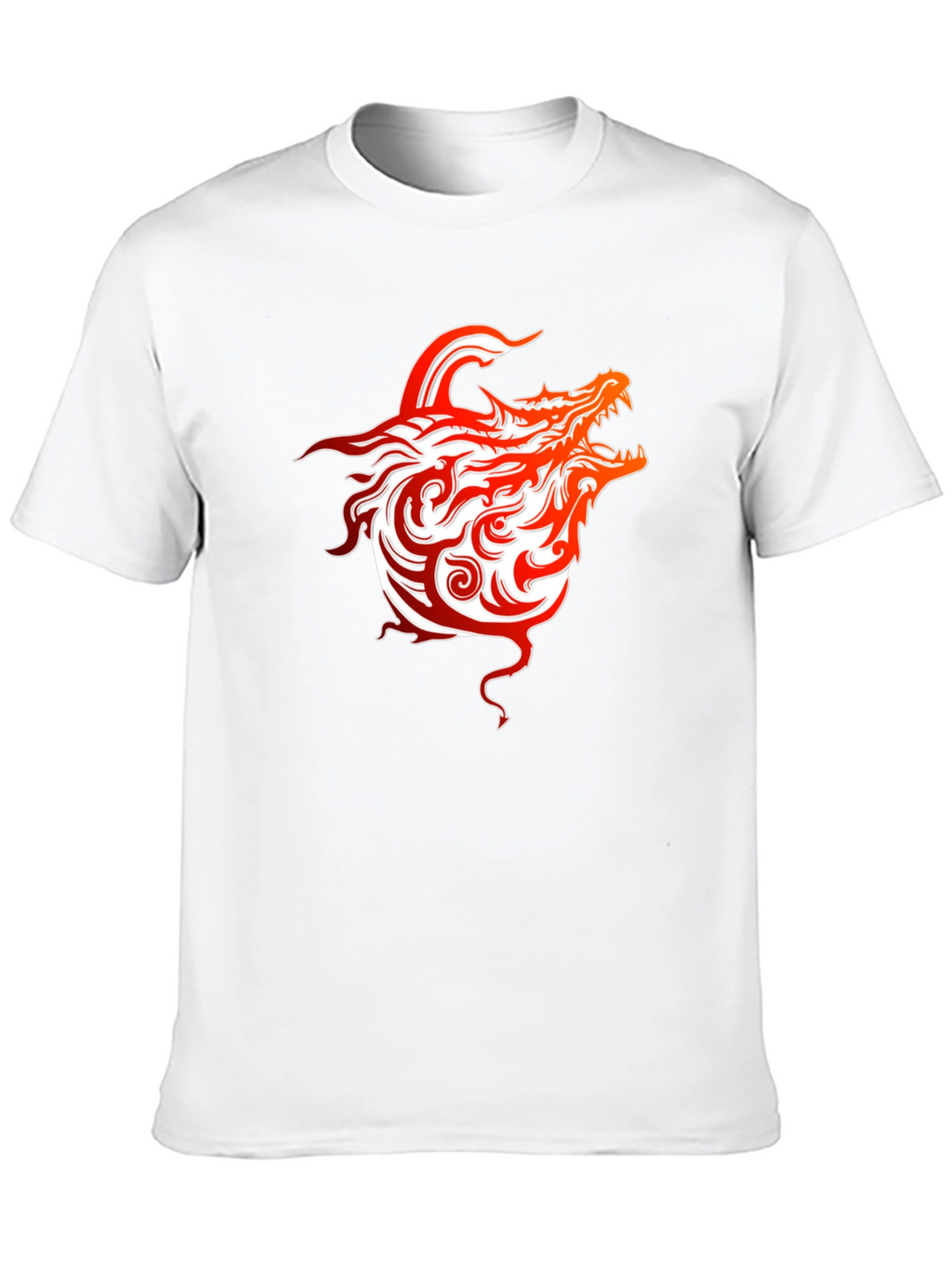 Fiery Dragon Graphic Tee - Bold Style