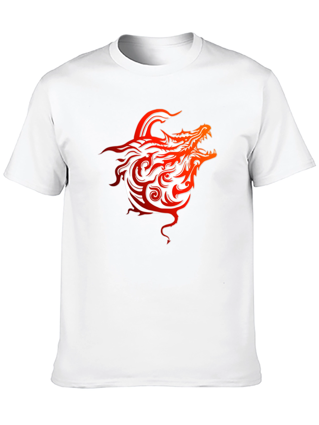 Fiery Dragon Graphic Tee - Bold Style