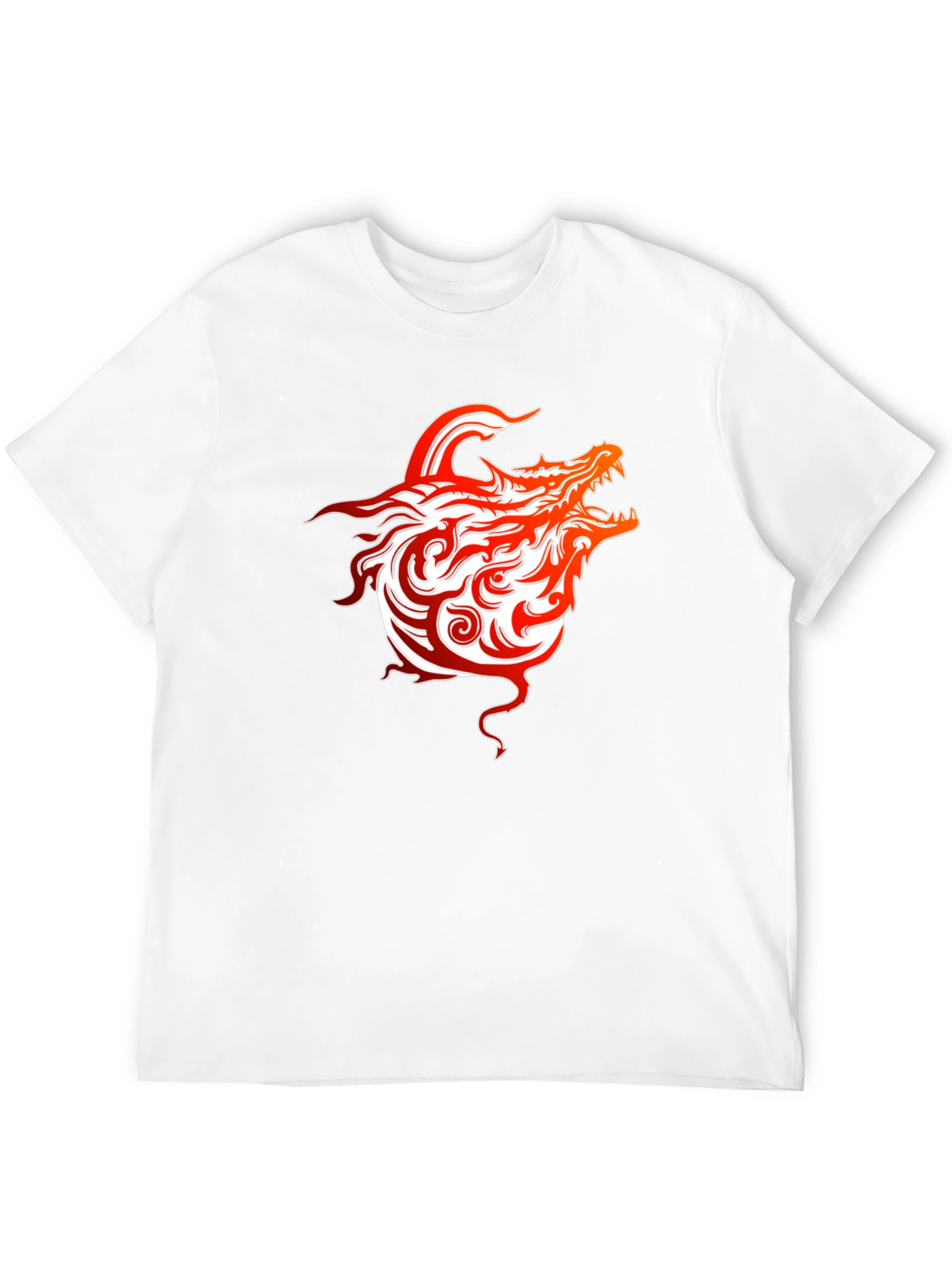 Fiery Dragon Graphic Tee - Bold Style