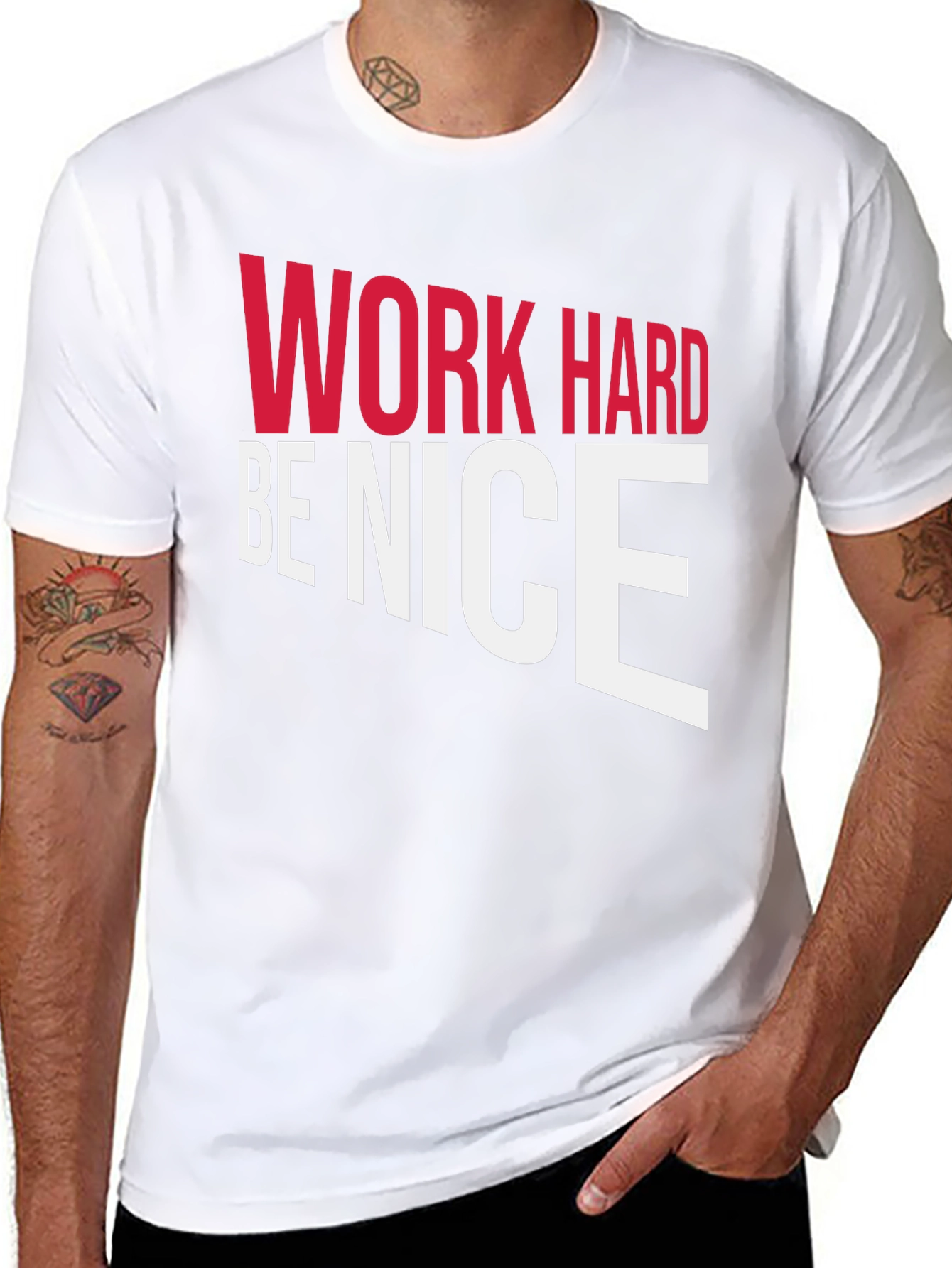 Work Hard Be Nice Graphic Tee