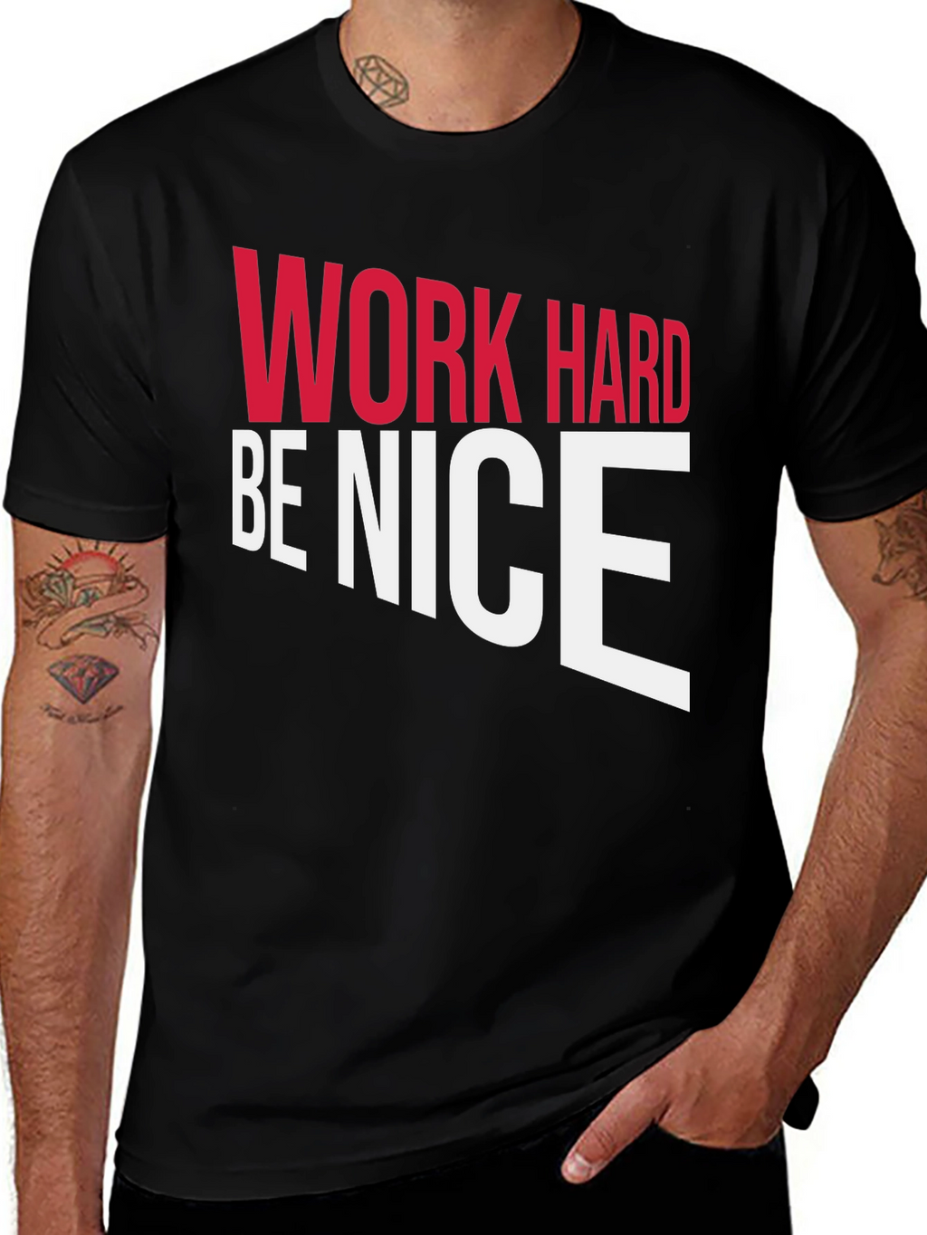 Work Hard Be Nice Graphic Tee