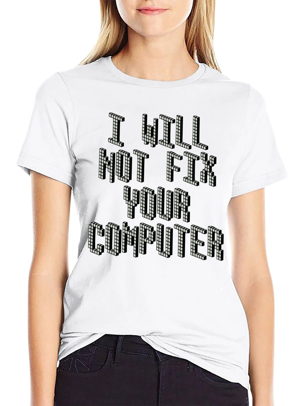 I Will Not Fix Your Computer Retro Gamer T-Shirt