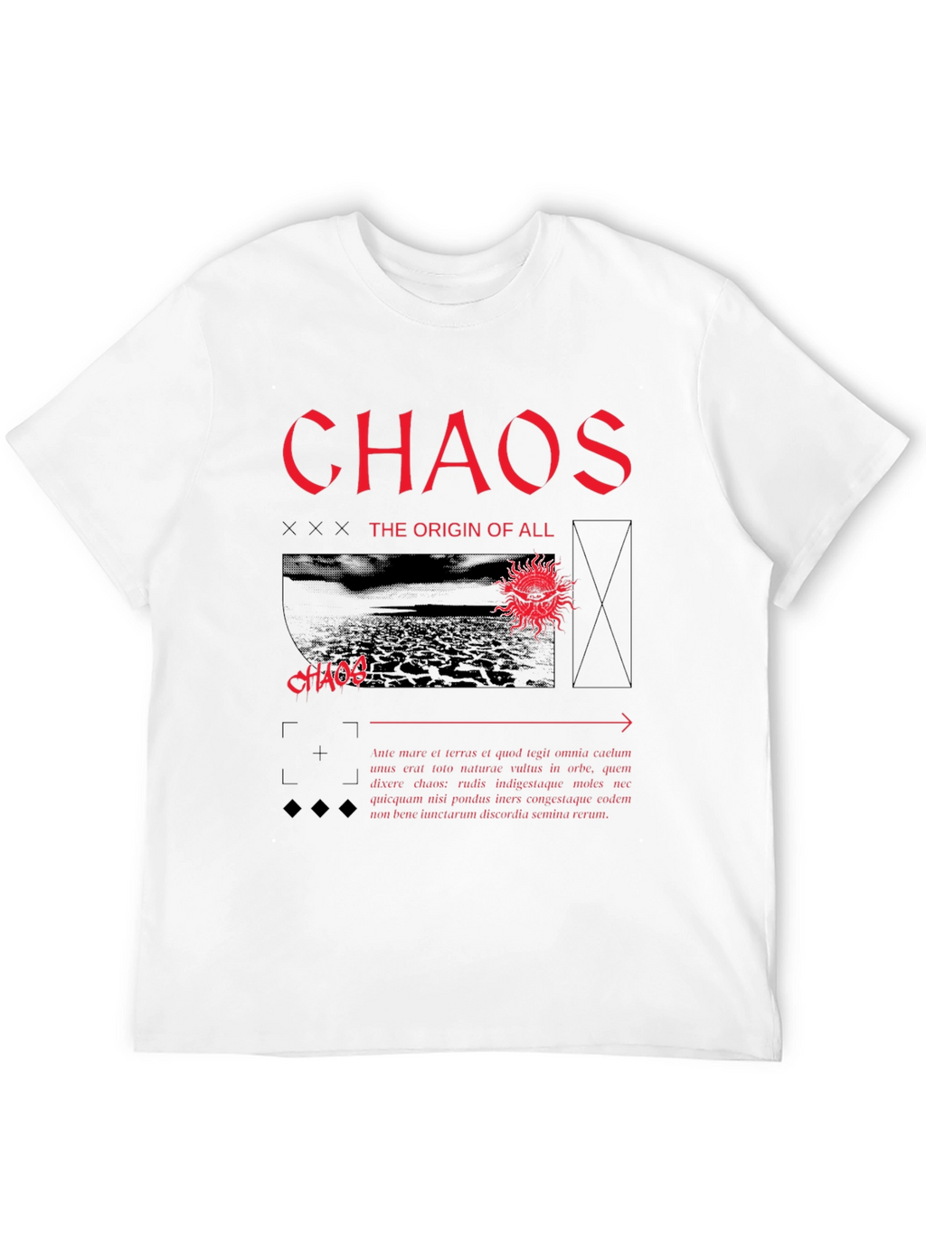 Chaos Origin Graphic Tee - Black