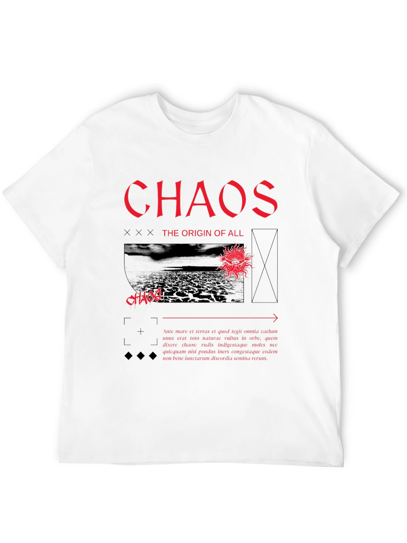 Chaos Origin Graphic Tee - Black