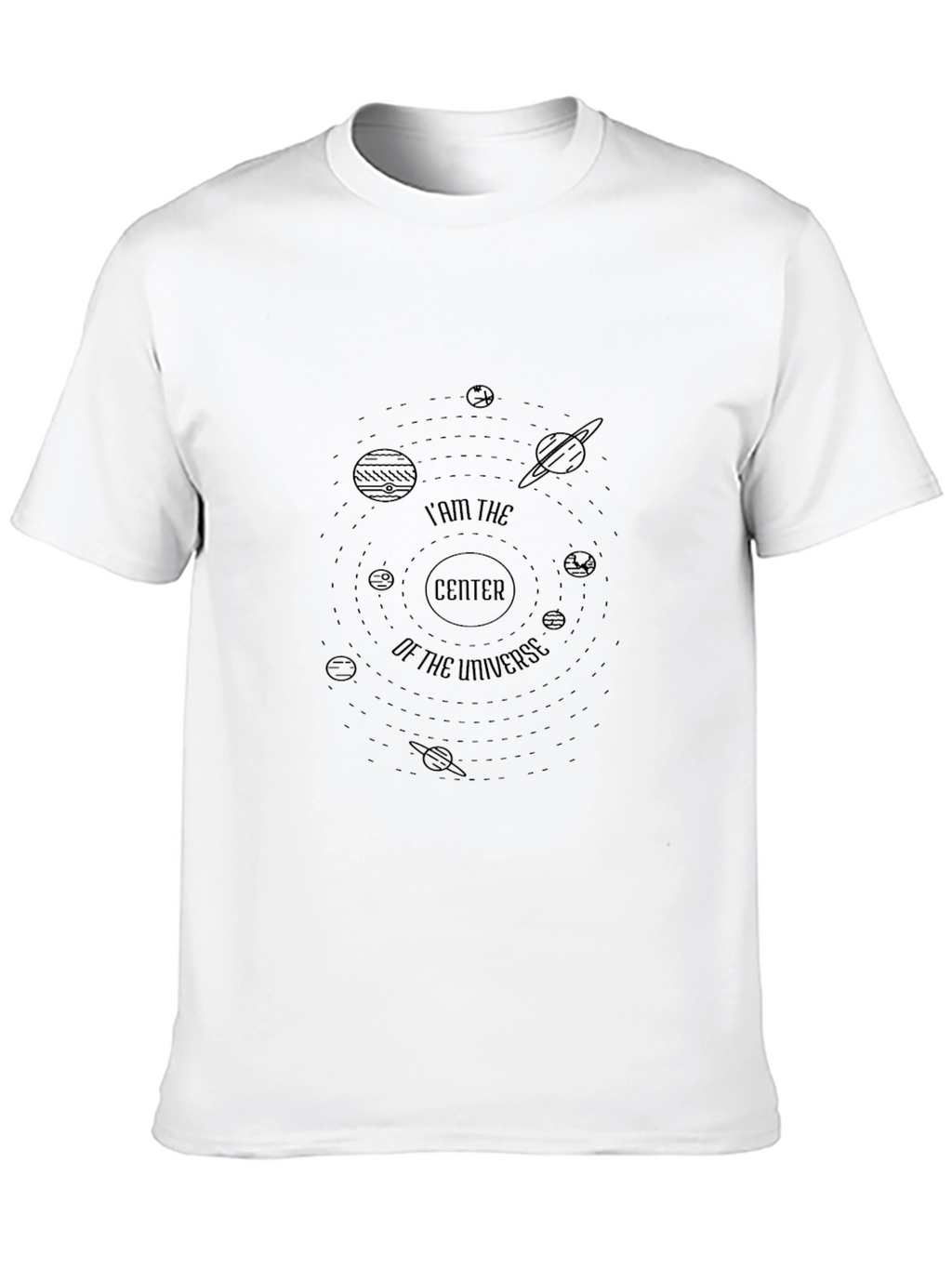 Center of the Universe Black Graphic Tee