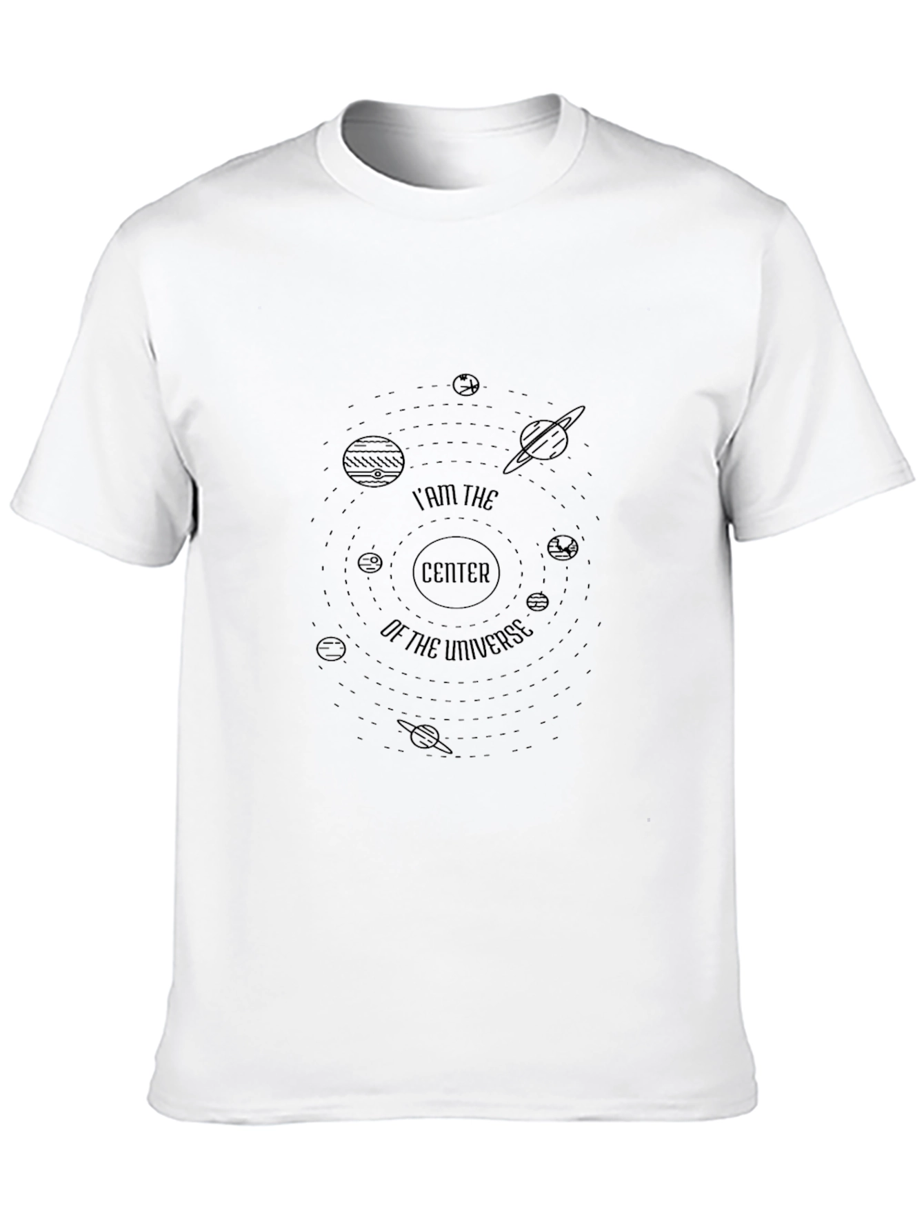 Center of the Universe Black Graphic Tee