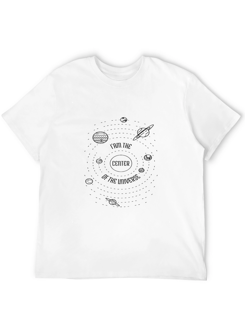 Center of the Universe Black Graphic Tee