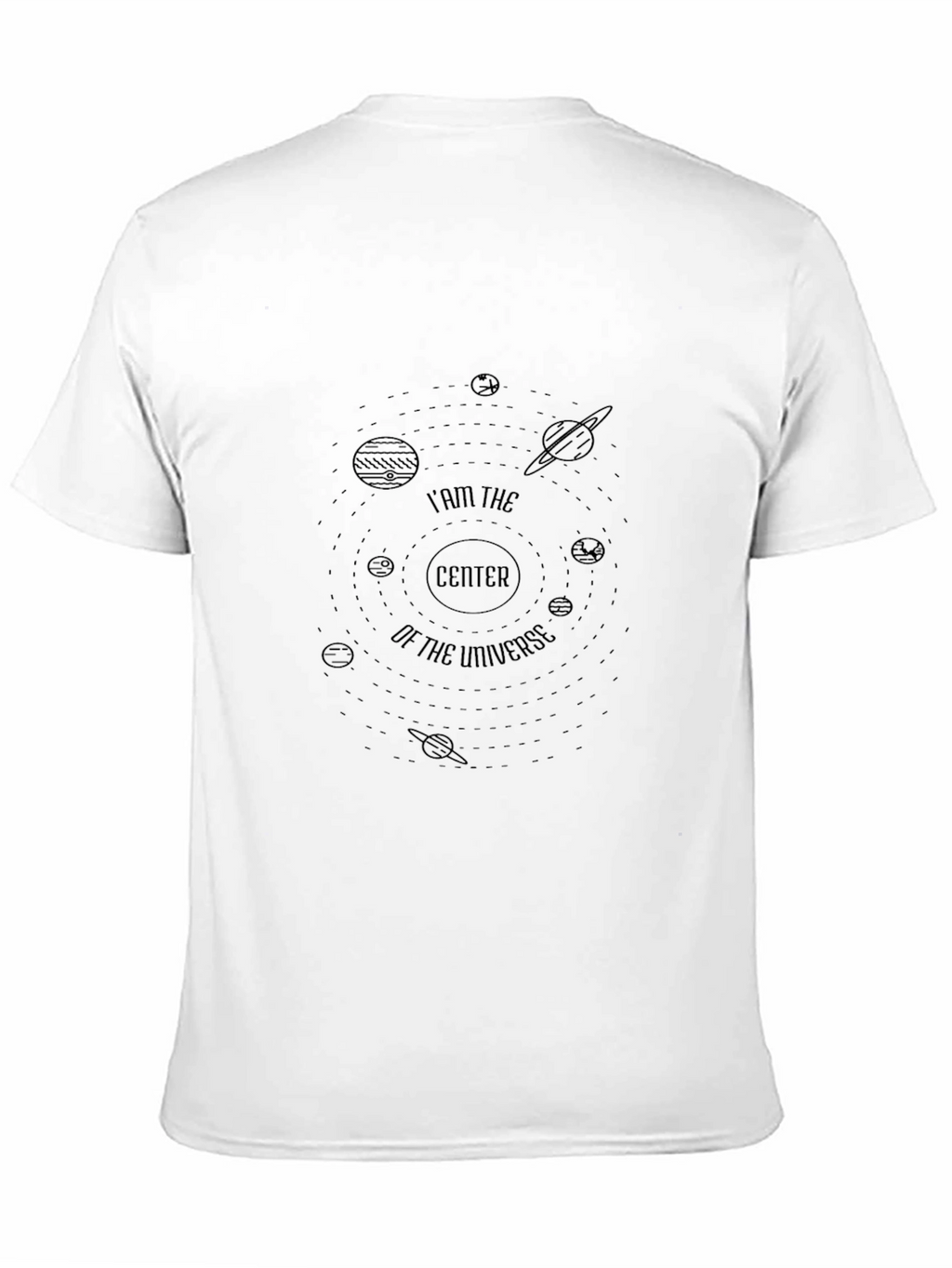 Center of the Universe Black Graphic Tee