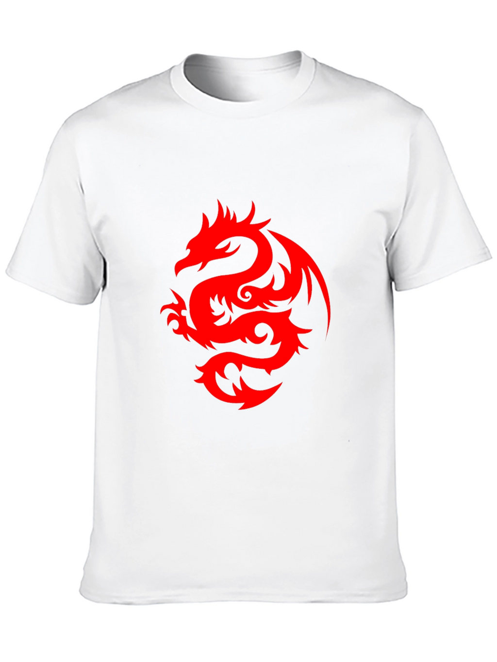 Red Dragon Graphic Black T-Shirt