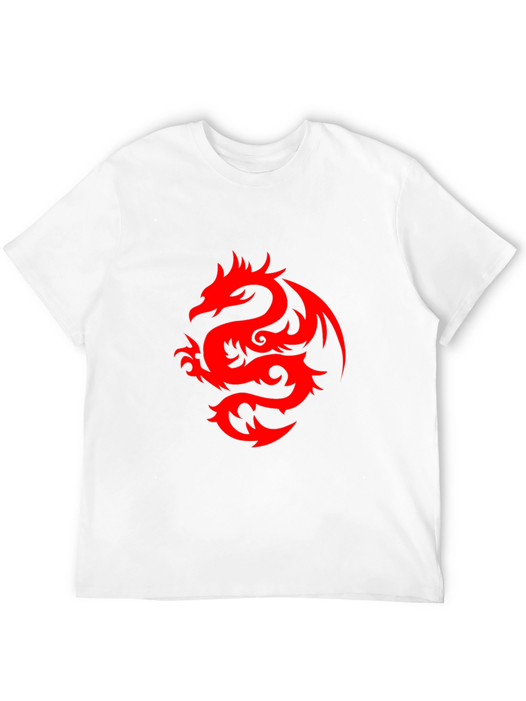 Red Dragon Graphic Black T-Shirt