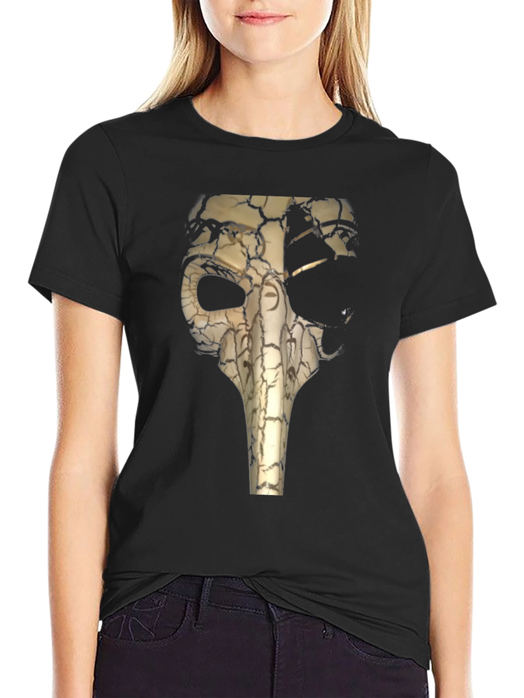 Mystic Cracked Mask Graphic Tee