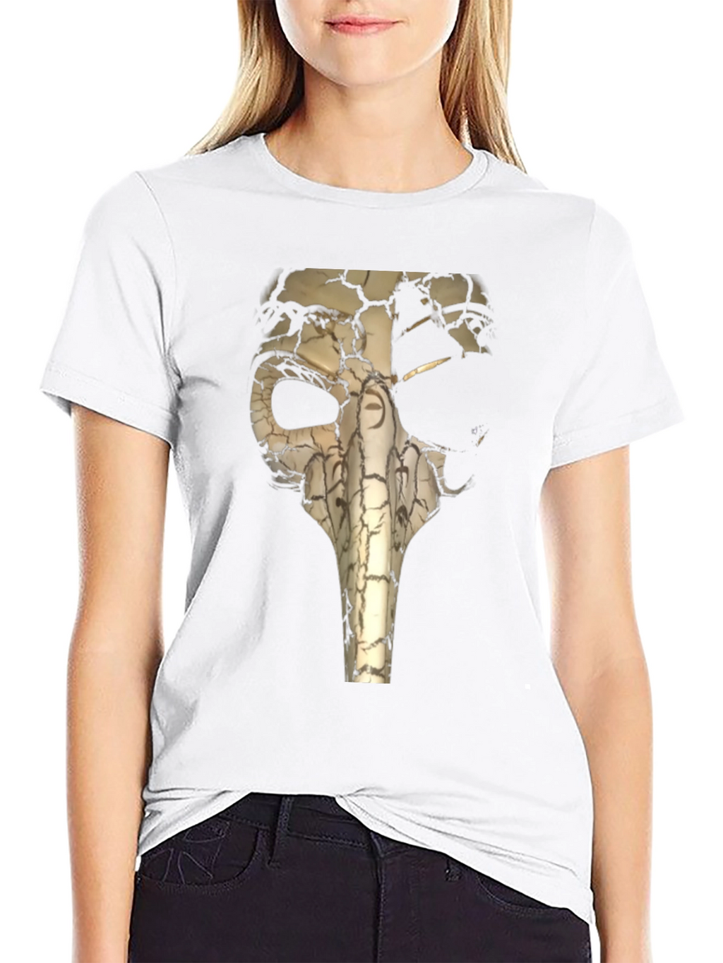 Mystic Cracked Mask Graphic Tee