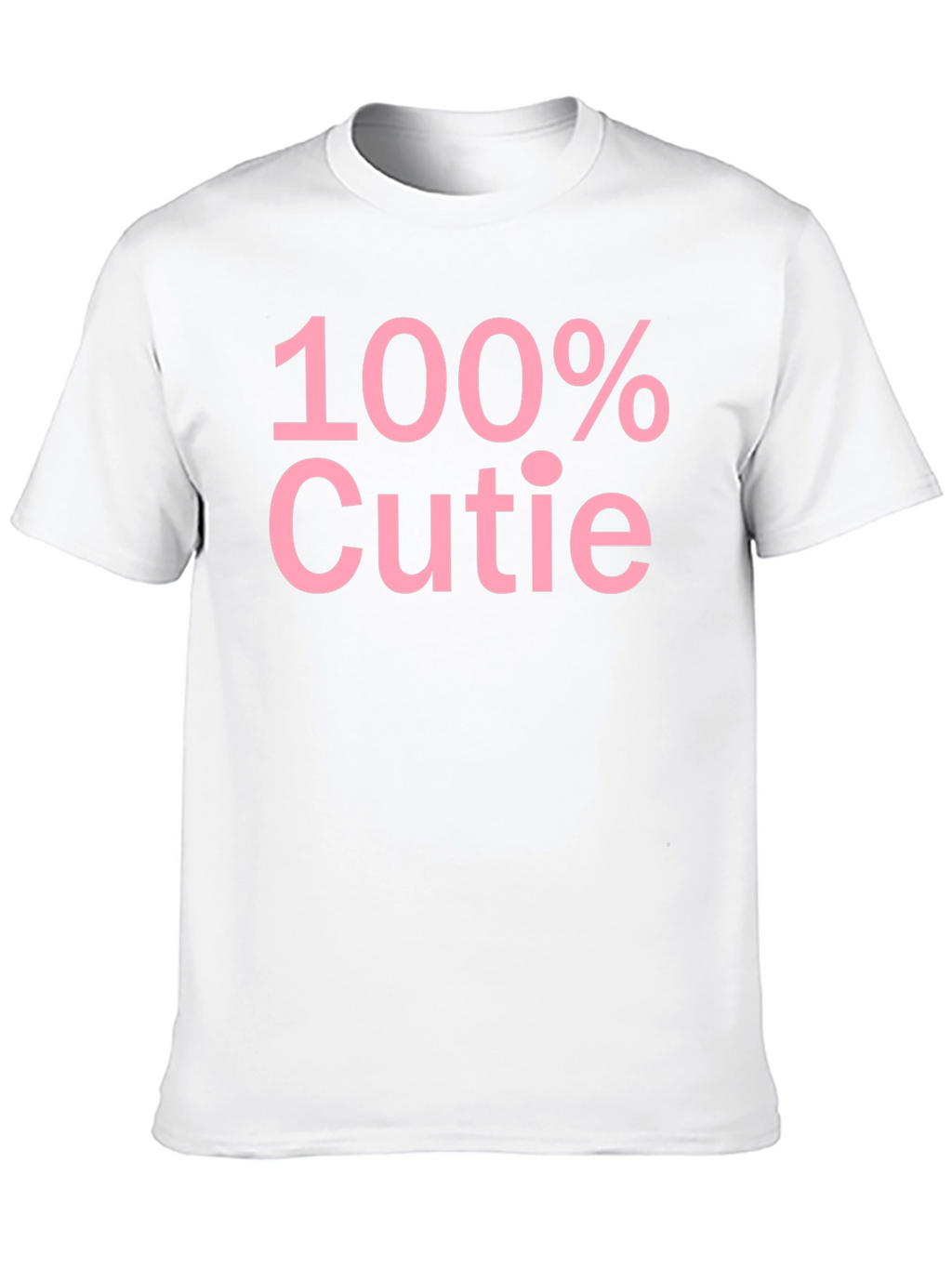 100% Cutie Black Graphic T-Shirt - Soft Cotton Blend